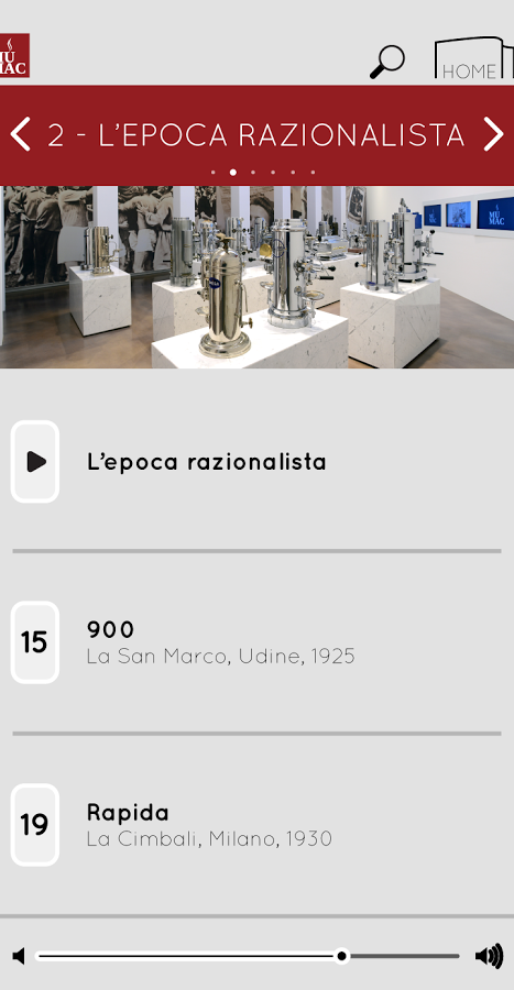 Audioguía del museo MUMAC截图4