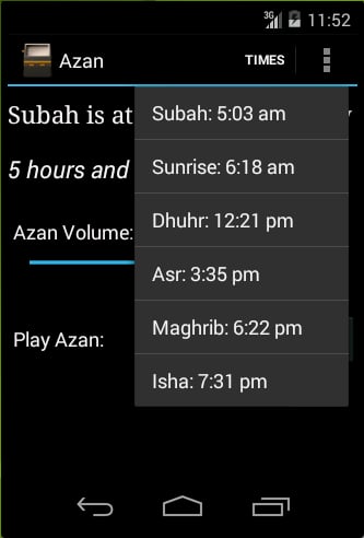 Azan Notifier截图2