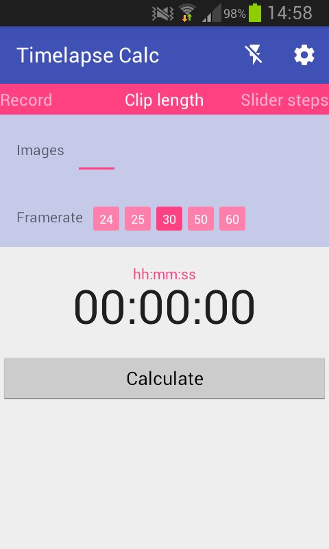 Timelapse Calc截图4