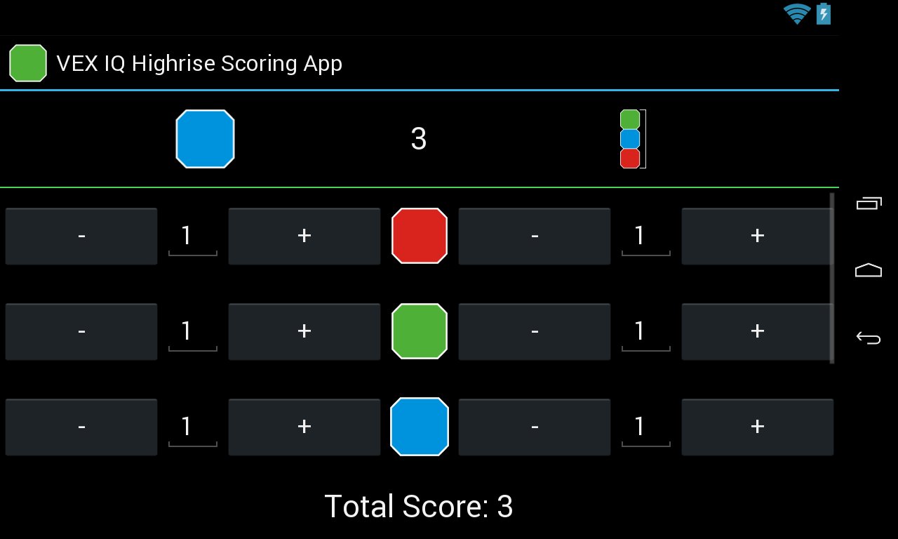 VEX IQ Highrise Scoring ...截图1