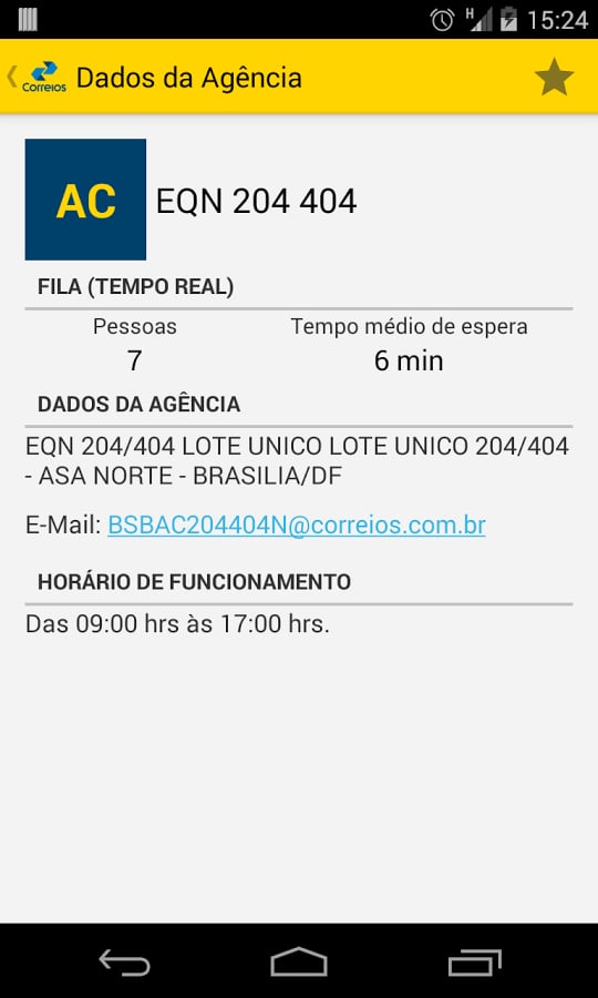 Busca Ag&ecirc;ncias dos Corre...截图2