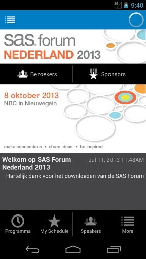 SAS Forum Nederland 2013截图2