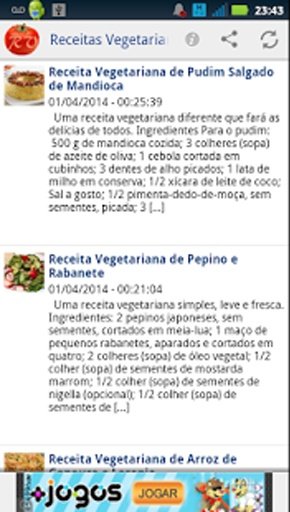 Receitas Vegetarianas截图4