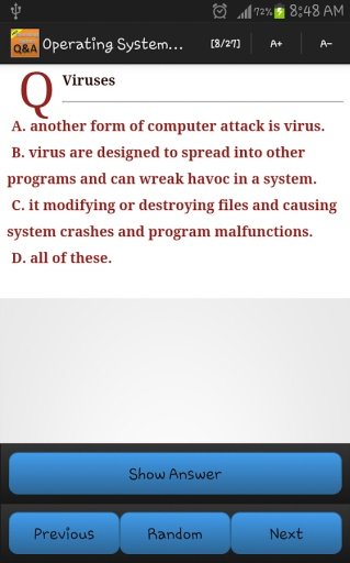 Operating System Questions截图1