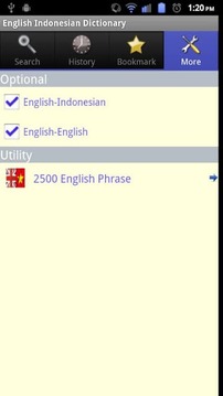 English Indonesian Dictionary截图