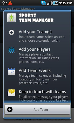 Sports Team Manager Lite截图1