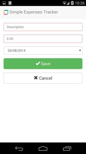 Simple Expenses Tracker截图2
