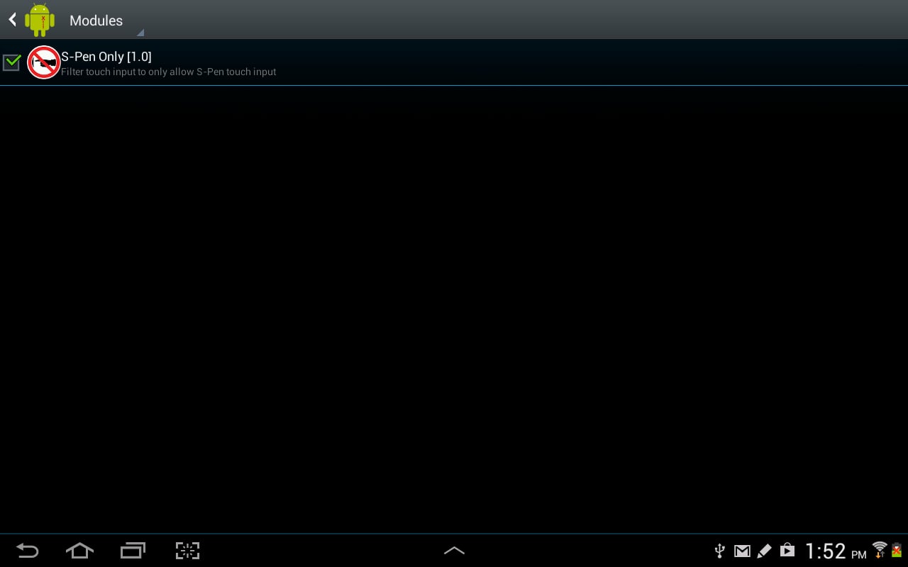 S-Pen Only (Xposed Modul...截图2