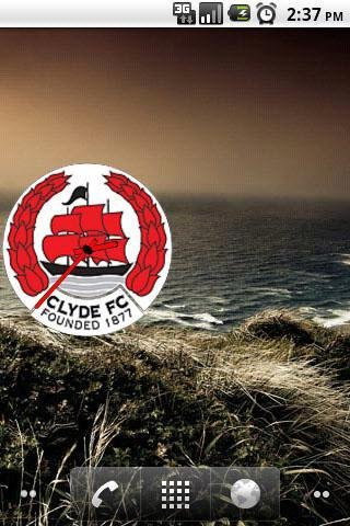 clyde fc clock widget截图2