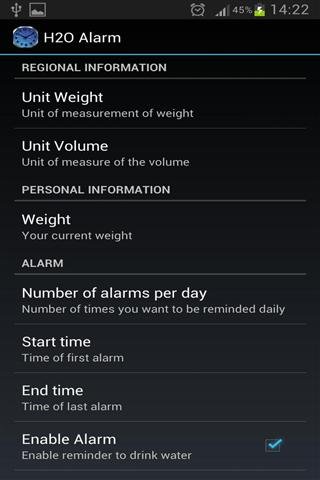 APP提醒 H2O Alarm截图1
