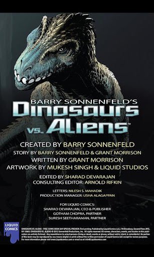 Dinosaurs vs Aliens FCBD截图3