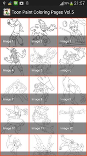 Toon Paint Coloring Pages Vol.5截图4