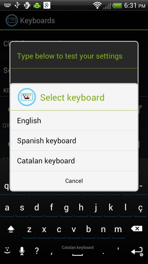 Spanish Keyboard for iKe...截图2