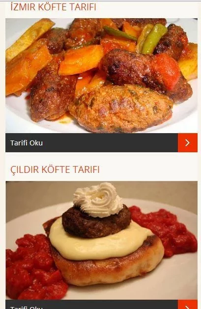 Yüzlerce Yemek tarifleri截图3