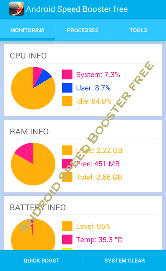 Android 速度的助推器免费截图2