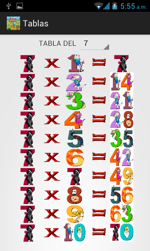 Tablas de Multiplicar截图11