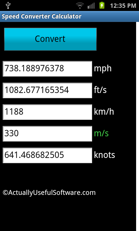 Speed Converter Calculator截图4