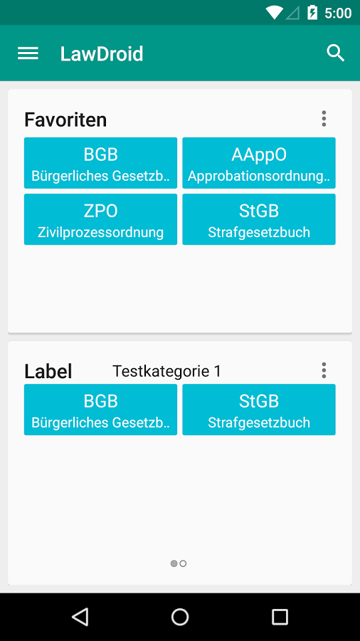 LawDroid – Deutsche Gesetze截图3