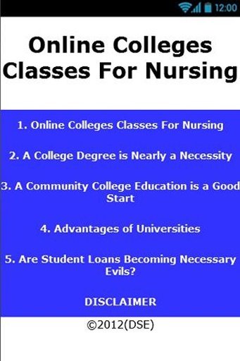 Online Colleges Nursing截图2