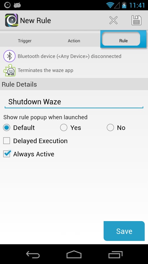 AutomateIt Waze Plugin截图3
