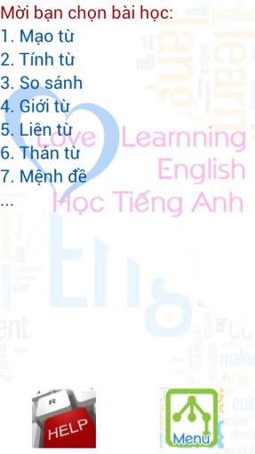 HOC ANH VAN LEARNING ENGLISH截图6