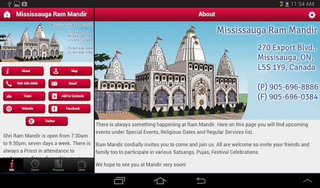 Mississauga Ram Mandir截图3