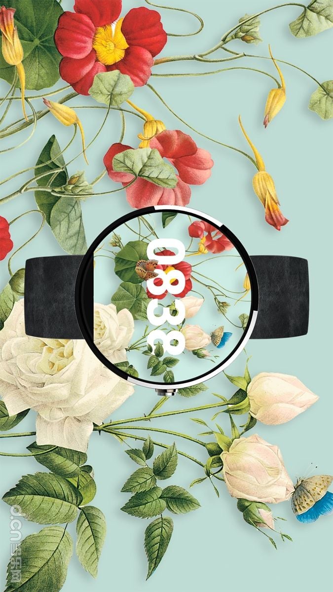 花朵表盘:Floral Watch Face截图3