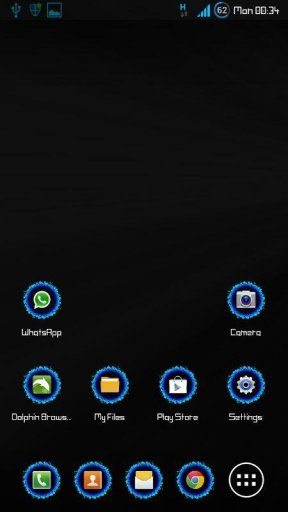 ICON PACK - Blue Fire Ring截图3