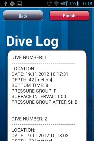 潜水计划 Dive Plan Lite截图2