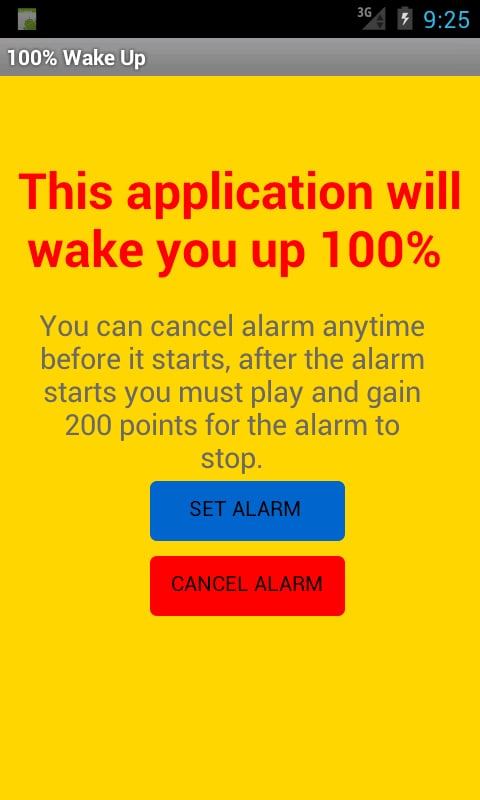 100% wake Up Alarm Clock截图5