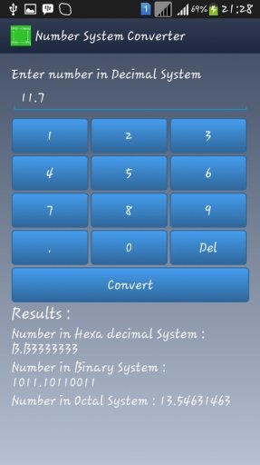 Number System Converter截图1