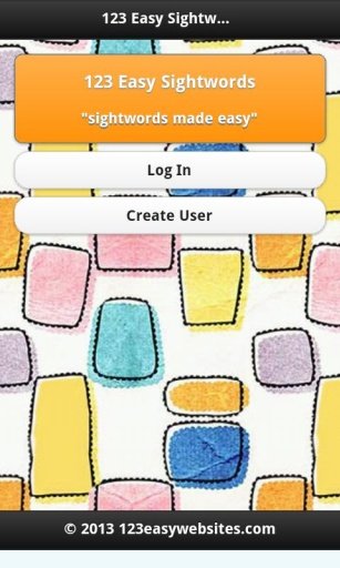 123 Easy Sightwords Free截图1