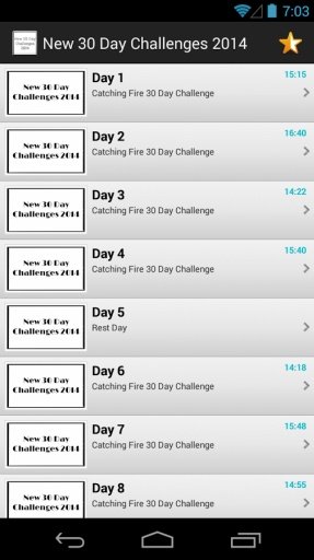 New 30 Day Challenges 2014截图5