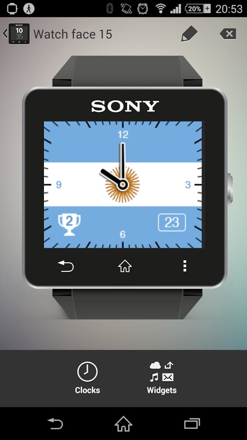 Watchface Argentina (Son...截图3