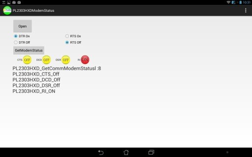 Prolific PL2303 Modem Status截图3