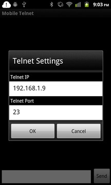 Mobile Telnet截图