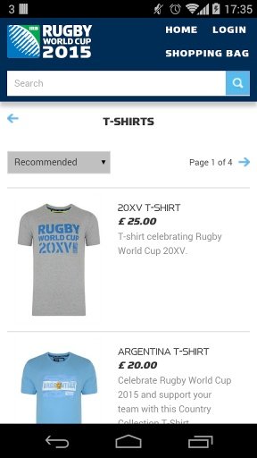 Rugby World Cup 2015 Shop截图2