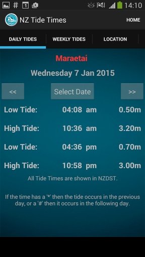 New Zealand Tide Times截图6