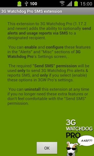 3G Watchdog Pro SMS extension截图2