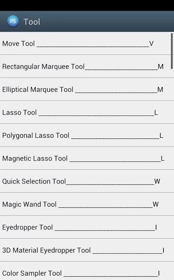 PS CS6 Keyboard Shortcut...截图7