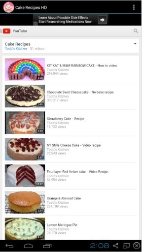 Cake Recipes HD截图1