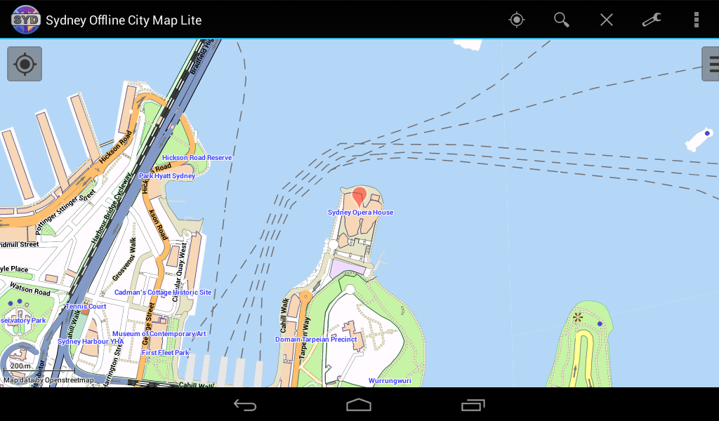 Sydney Offline City Map Lite截图6