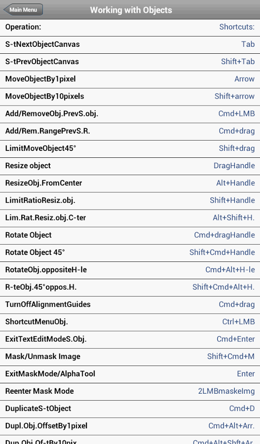 Shortcuts for Keynote截图6