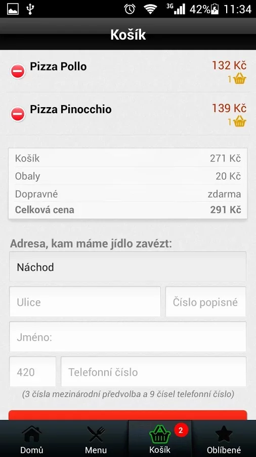 Pinocchio Pizzeria Náchod截图4