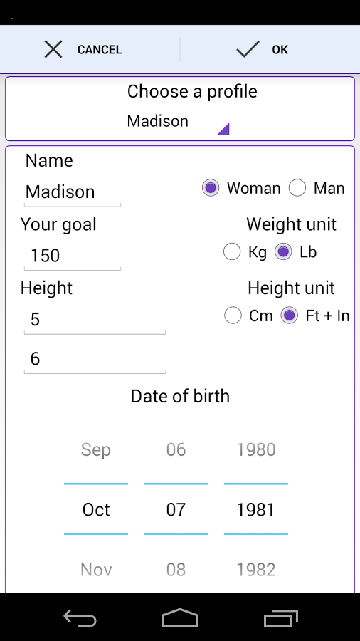 BMI-Weight Tracker截图6