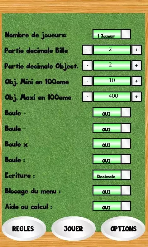 Billard et Nombres décimaux截图2