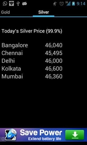 黄金白银价格 Gold Silver Price India截图2