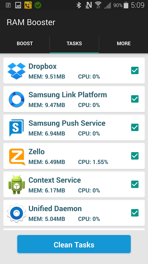 RAM Booster Optimized for HTC截图4