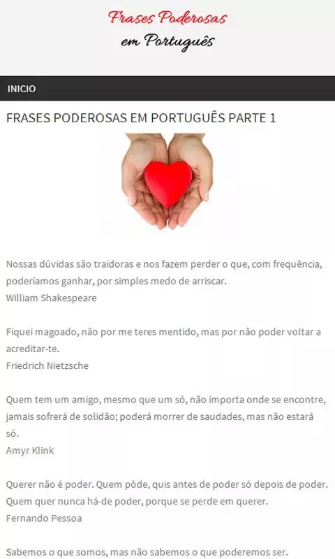 Frases poderosas em Português截图3