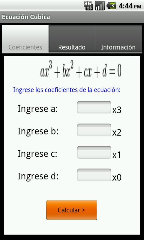 Ecuación cubica (gratis)截图2